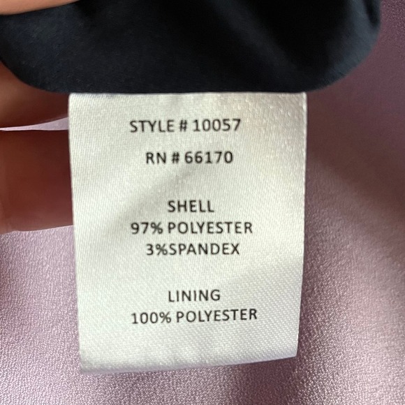 Hutch Pastel Colorblock Faux Wrap Midi Dress Blue Size 2 Mother's Day Wedding - Picture 10 of 12